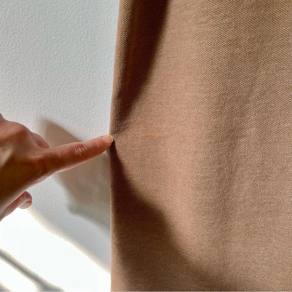 St. John’s Bay Heritage Pique Polo, Tan, Size M - Picture 4 of 7